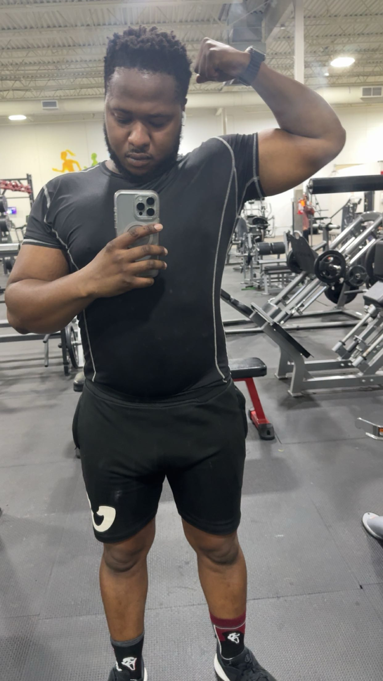 Teontae Thomas before his fitness transformation